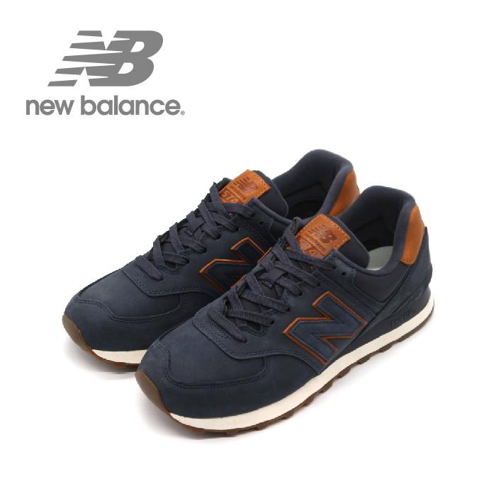 NEW BALANCE ML574NBD DARK NAVY/BROWN ニューバランス スニーカー