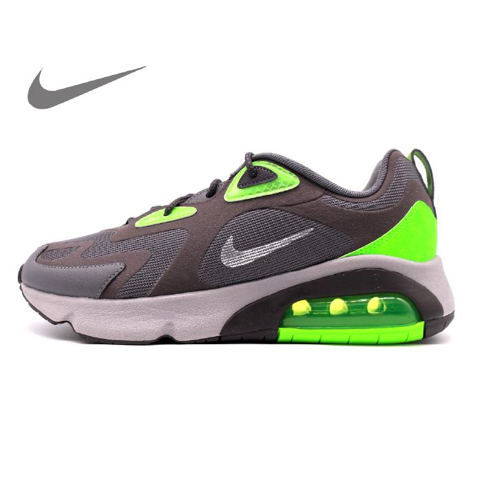 NIKE スニーカー AIR MAX 200 WTR BV5485-002 GRY/MTLC SLVR-GNSMK-ELCT / ナイキ エアマックス２００ グレー グリーン メンズ 送料無料｜enots-revir