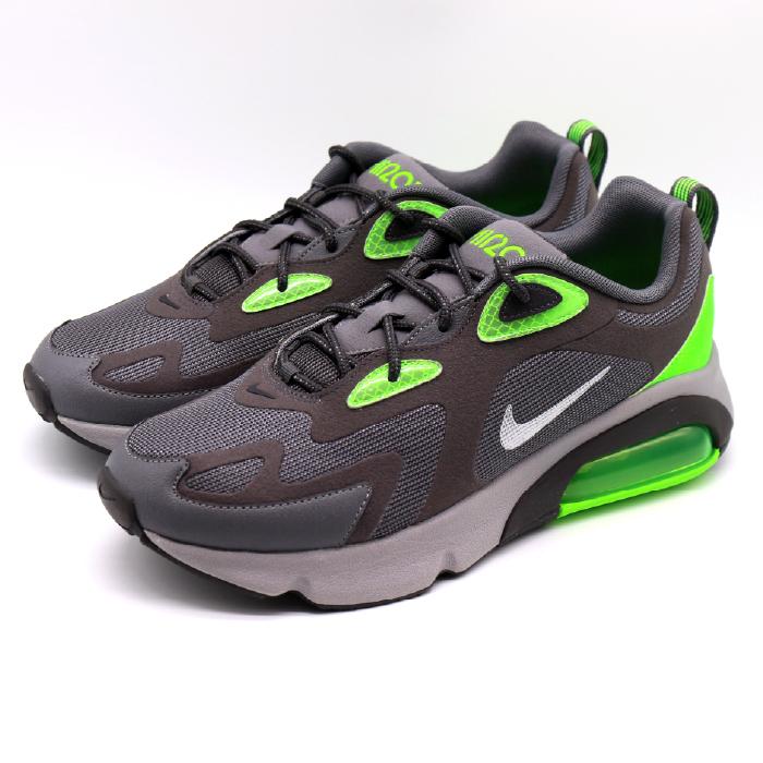 NIKE スニーカー AIR MAX 200 WTR BV5485-002 GRY/MTLC SLVR-GNSMK-ELCT / ナイキ エアマックス２００ グレー グリーン メンズ 送料無料｜enots-revir｜03