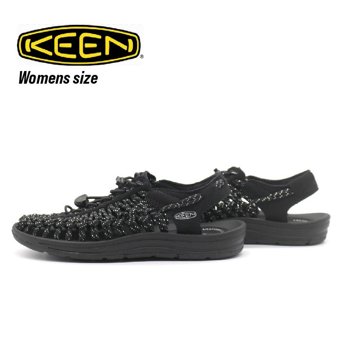 KEEN（キーン） KEEN UNEEK W 1026342 BLACK/SILVER ユニーク ブラック
