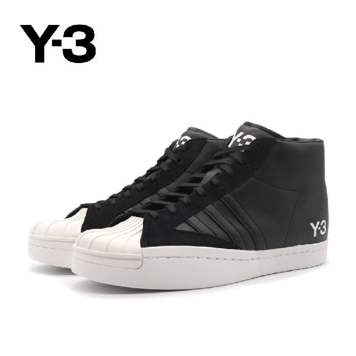 Y-3 ワイスリー スニーカー YOHJI PRO ブラック ホワイト メンズ
