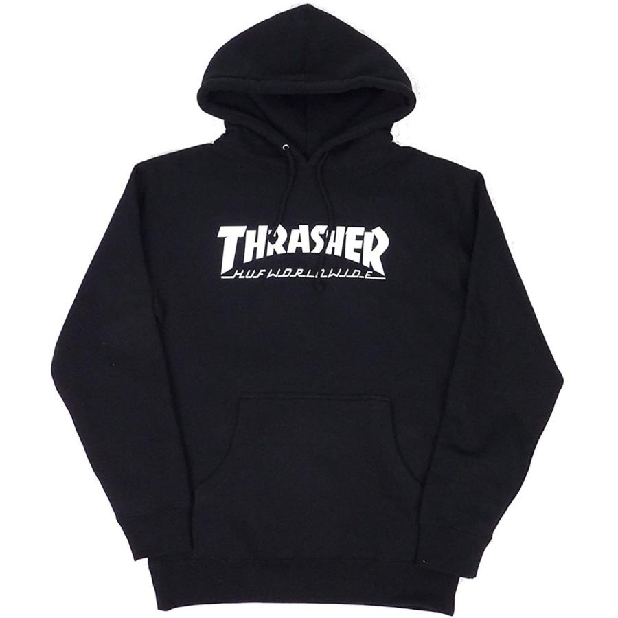 並行輸入品]HUF THRASHER TDS TOUR DE STOOPS ALLOVER HOOD ハフ 