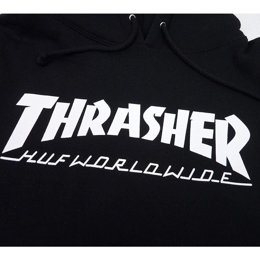 ハフ スラッシャー TDS プルオーバーパーカー ホワイト L