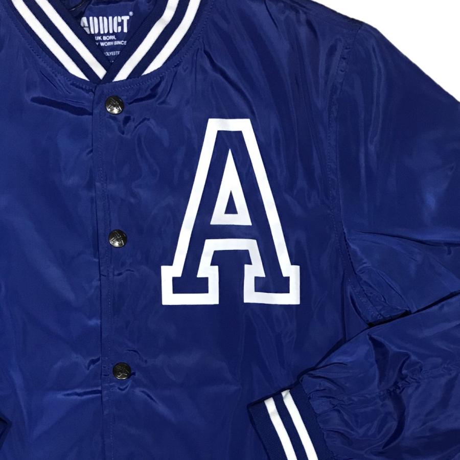 ADDICT アディクト Aロゴ スタジアムジャケット ブラック S ADDICT アディクト Aロゴ スタジアムジャケット (ブルー) 並行輸入品