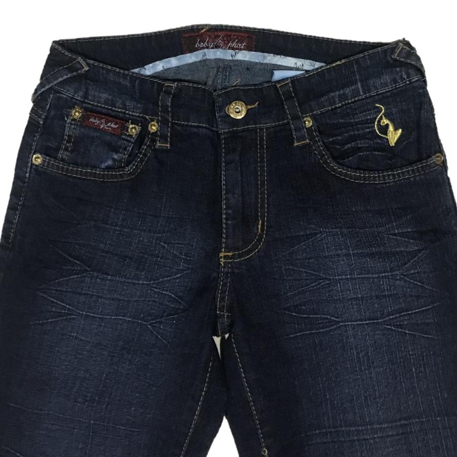 並行輸入品] Baby Phat ベイビーファット キャットロゴ バックポケット