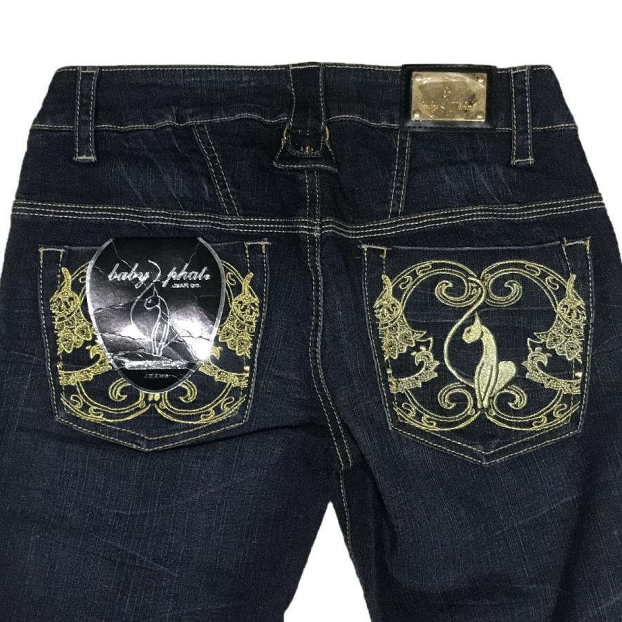 並行輸入品] Baby Phat ベイビーファット キャットロゴ バックポケット