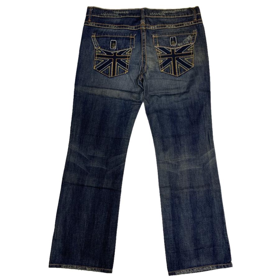 MONARCHY モナーキー ゴールドステッチ デニムパンツ [並行輸入品 