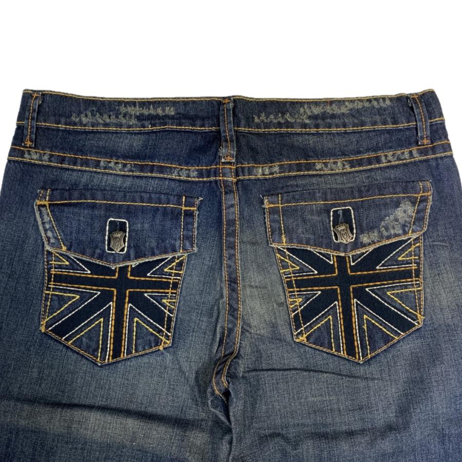MONARCHY モナーキー ゴールドステッチ デニムパンツ [並行輸入品 