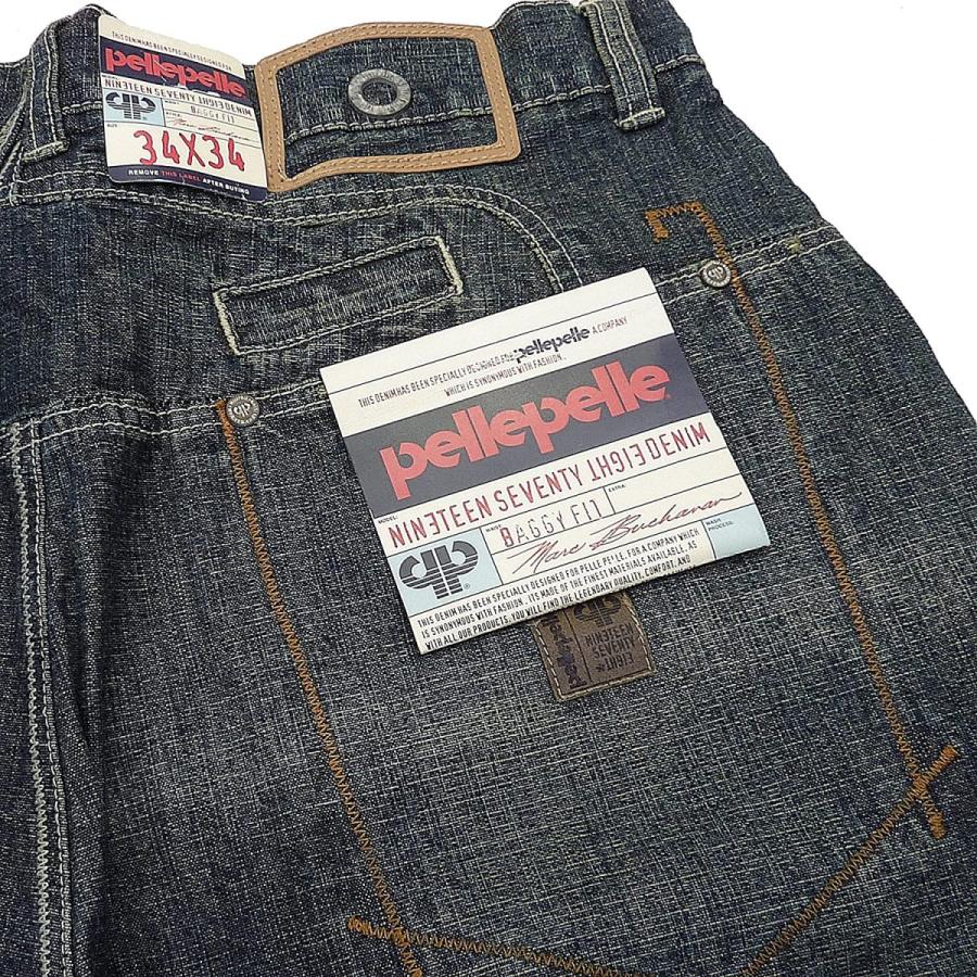 [並行輸入品] PellePelle ペレペレ デニム ヴィンテージ パンツ (ヴィンテージブルー) :enough-jeans