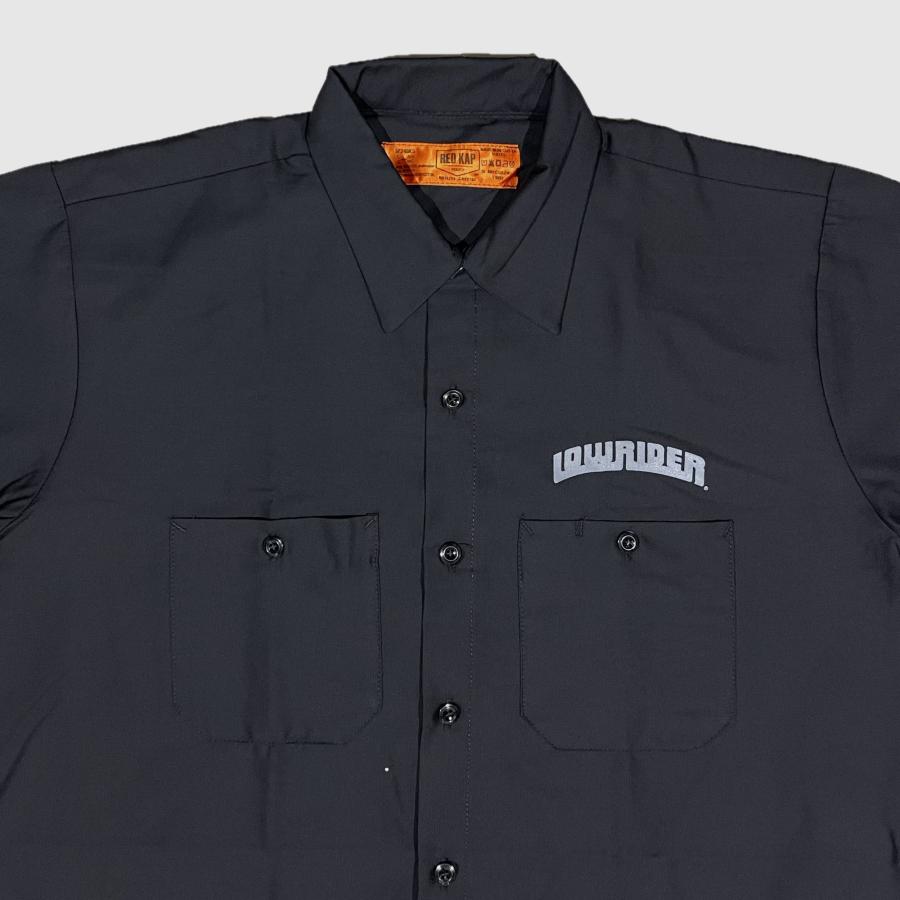 ローライダー [LOWRIDER] RED CAP 半袖 ワークシャツ ブラック [並行輸入品] : EnoughFashions - 通販 ...