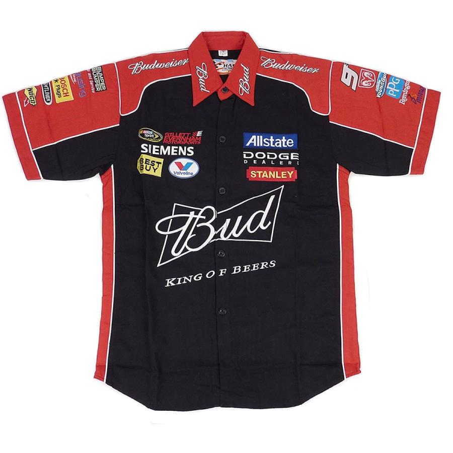並行輸入品] Nascar ナスカー 半袖ピットシャツ (ブラック 