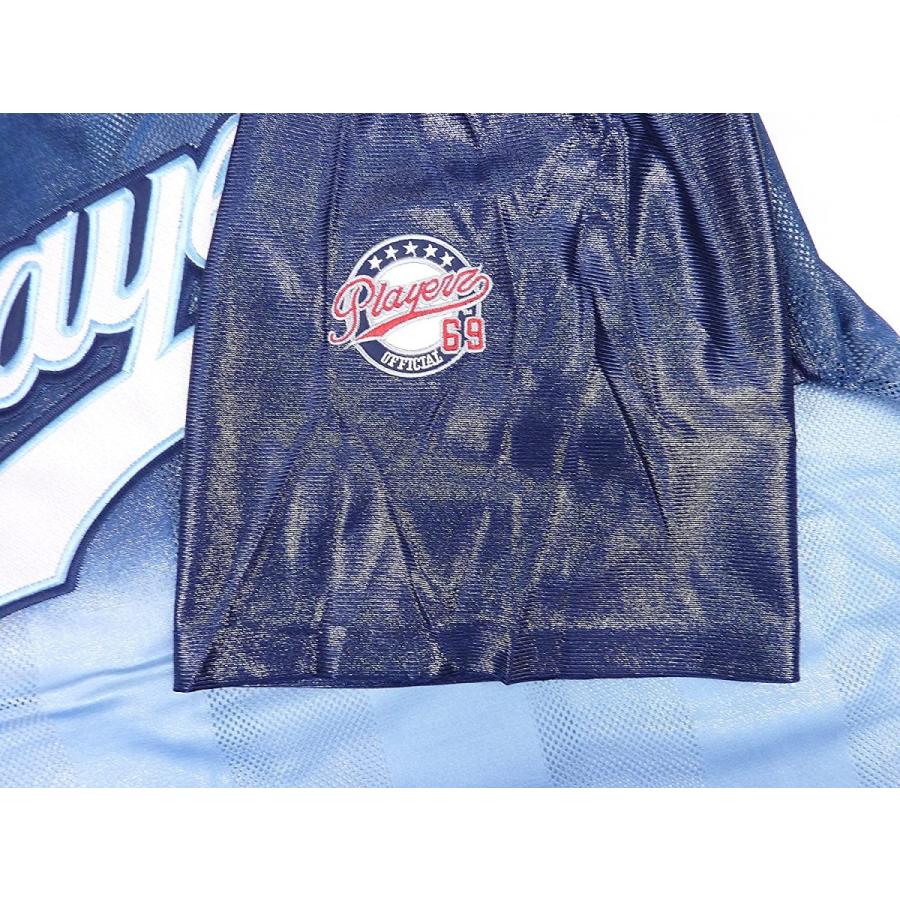 Playerz69 プレイヤーズ グラデーション フットボール シャツ XL デッド ビッグサイズ KOREA製 プレイヤーズ69 メッシュ