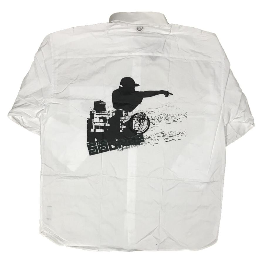 SOURCE [並行輸入品] ソース ラッパーMC バックプリント L/S 長袖