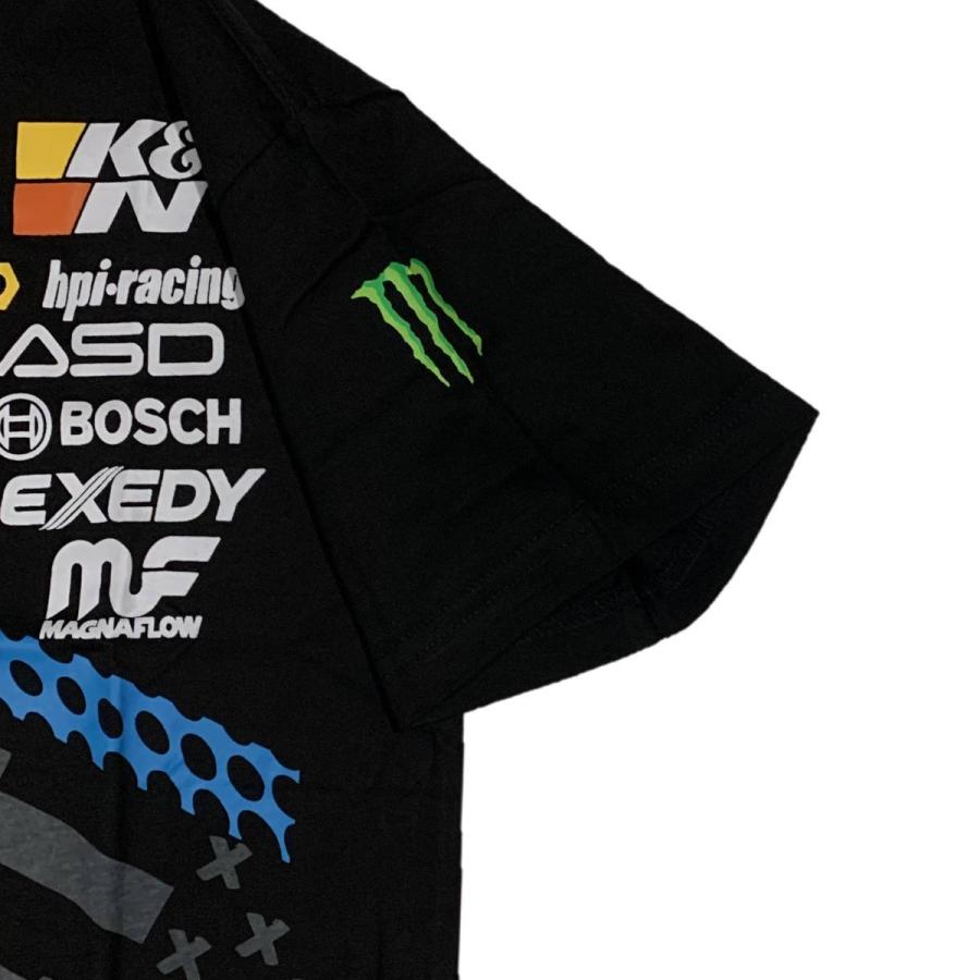 [並行輸入品] Vaughn Gittin Jr ECKO UNLTD Type2 モンスターエナジースポンサードRTR Tシャツ (ブラック)｜enoughfashions｜05