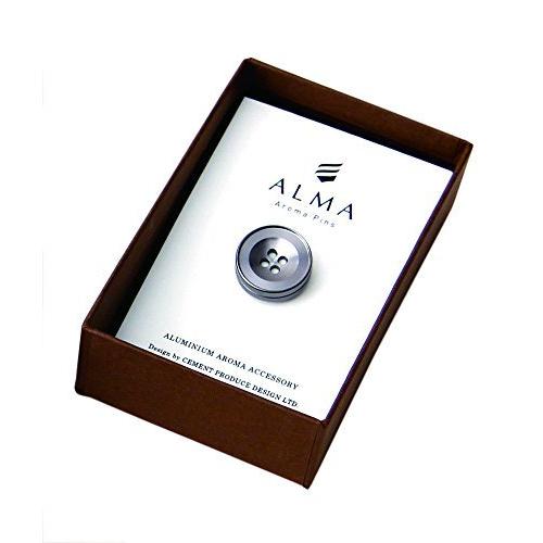 セメントプロデュースデザイン ALMA Aroma Pins グレイ 1.7×1.9×1.7cm ピンバッジ AM-01gy