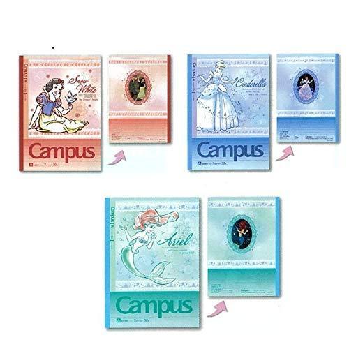 独創的 サンスター文具 デザインコレクション ディズニー キャンパスノート ドット入りa罫 5冊パック プリンセス ビンテージおもちゃ Www Straightuplondon Com