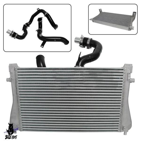 互換品  アウディ A3 S3 VW ゴルフ GTI R MK7 EA888 1.8T 2.0T TSI ブラック ボルトオン アップグレード インタークーラー キット  社外製.の画像