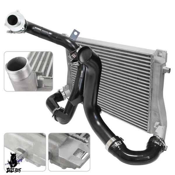 互換品  アウディ A3 S3 VW ゴルフ GTI R MK7 EA888 1.8T 2.0T TSI ブラック ボルトオン アップグレード インタークーラー キット  社外製.の画像