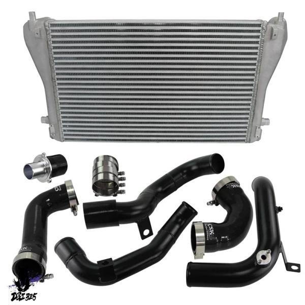 互換品  アウディ A3 S3 VW ゴルフ GTI R MK7 EA888 1.8T 2.0T TSI ブラック ボルトオン アップグレード インタークーラー キット  社外製.の画像