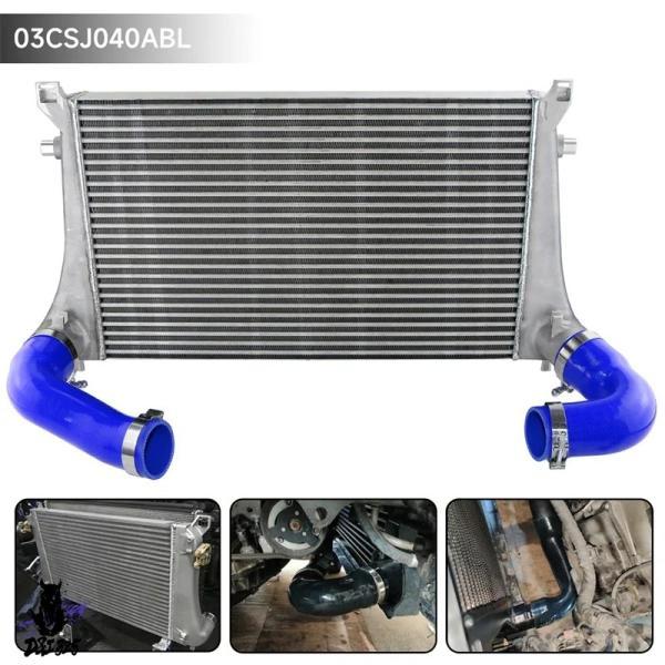 互換品  インタークーラーキット70mm vw Audi a3/s3/gti/mk7/Golf/arteon r/skoda シート1.8t/2.0t tsi 2015 赤/青/黒 社外製.の画像