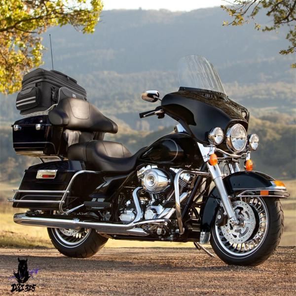 互換品 バイクツーリングキャリアトップバッグテールバッグトランクバッグバーストラップツーリングロードキングストリートグライドロードグライドアク._5
