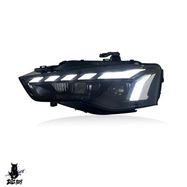 互換品  2013 2014 2015-2016年式アウディA4L LEDレンズデイライトステアリングカスタムランプアッシーヘッドライトペア.の画像