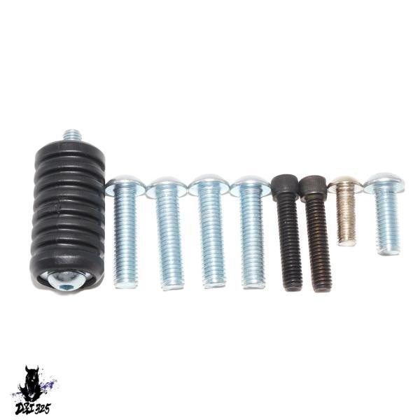 互換品 バイクe Black アルミ ward Controls Kits フットペグ Rest Harley Softail Street Bob Low Rider Standard FXLR FXBB 18-Up.
