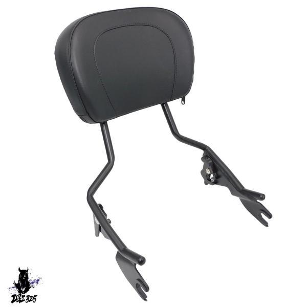 互換品 バイク助手席バックレストシーシーバーハーレーツーリングストリートグライドロードキングクラシック FLHRC エレクトラグライド 2009-23._2