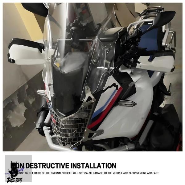 互換品 ホンダ トランザルプ XL 750 XL750 2023-2025 アルミ製ハンドルバーハンドガード 高調整可能 ハンドガードシールド レバーガード_4