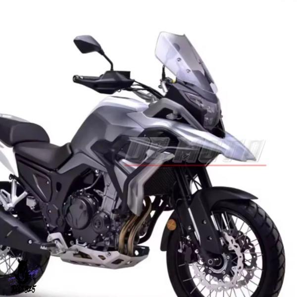 互換品  Colove KY 500X バイククチバシノーズコーンエクステンションフロントフェンダーフェアリングウィングレットフィット Colove KY500X._4