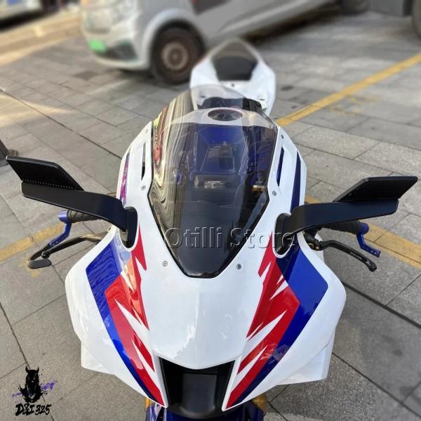 互換品  CBR1000RR 2025 バイクミラーカスタム風防調整可能回転式リアビューミラー ホンダ CBR1000RR-R CBR1000 RR RR-R._4
