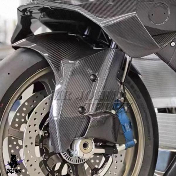 互換品 100% カーボンフロントフェンダーフェアリング BMW M1000RR M1000R S1000RR S1000R バイクパーツホイールハガーマッドガード.