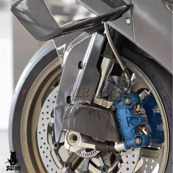 互換品 100% カーボンフロントフェンダーフェアリング BMW M1000RR M1000R S1000RR S1000R バイクパーツホイールハガーマッドガード.