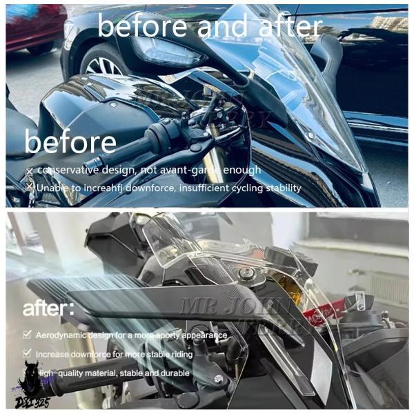 互換品 2025 S1000RR バイクバックミラーリアビューサイドミラー LED ウィンカーライト BMW S1000 RR 201-2024 ?._4