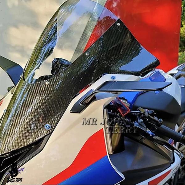 互換品 BMW S1000RR 2009-2025 M1000RR 2021-2025 アクセサリー ステルスミラー 調整可能ウィングレット S1000 RR パーツ._2