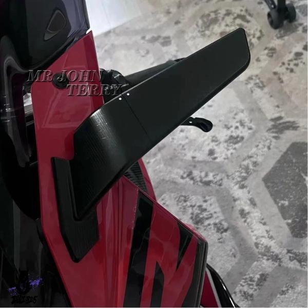 互換品 BMW S1000RR 2009-2025 M1000RR 2021-2025 アクセサリー ステルスミラー 調整可能ウィングレット S1000 RR パーツ._3