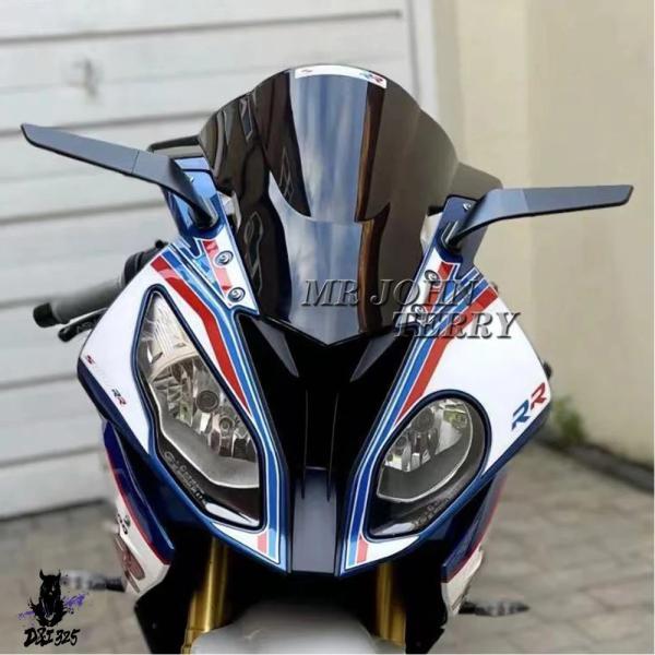 互換品 BMW S1000RR 2009-2025 M1000RR 2021-2025 アクセサリー ステルスミラー 調整可能ウィングレット S1000 RR パーツ._4