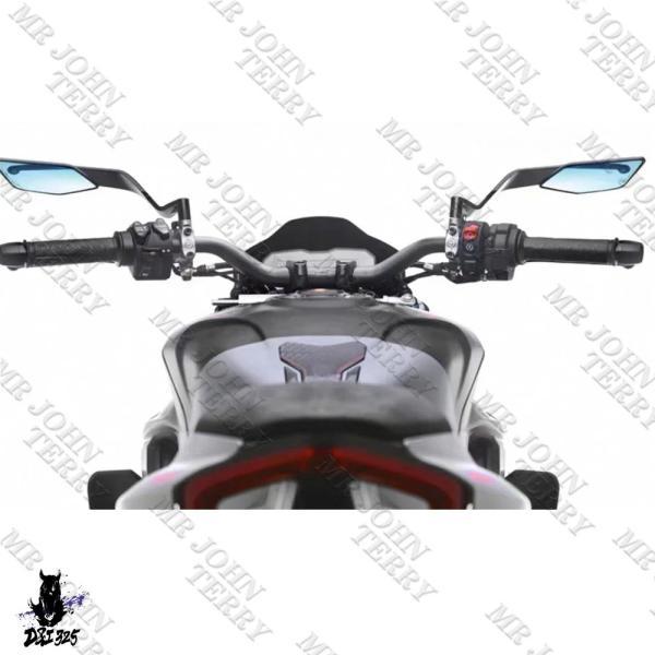 互換品 990 デューク 2024-バイクストリートファイター 990 デュークバックミラー 360 ° バックミラー.