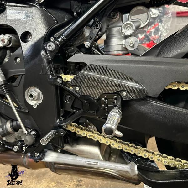 互換品 Bmw M1000RR 2021-2025 S1000 RR 2019-2025 バイクフットレストカーボンリアセットフットペグリアセットフットペグ ?._2