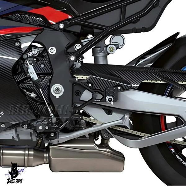互換品 Bmw M1000RR 2021-2025 S1000 RR 2019-2025 バイクフットレストカーボンリアセットフットペグリアセットフットペグ ?._4