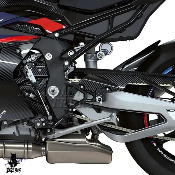 互換品 Bmw M1000RR 2021-2025 S1000 RR 2019-2025 バイクフットレストカーボンリアセットフットペグリアセットフットペグ ?._5