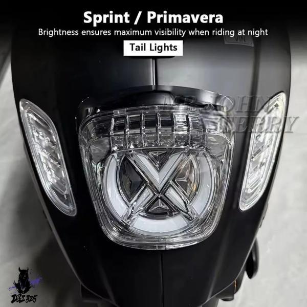 互換品 バイクアクセサリーテールライトリアテールライトブレーキウインカーストップブレーキランプベスパスプリント 150 プリマベーラ 150 Sprint150.