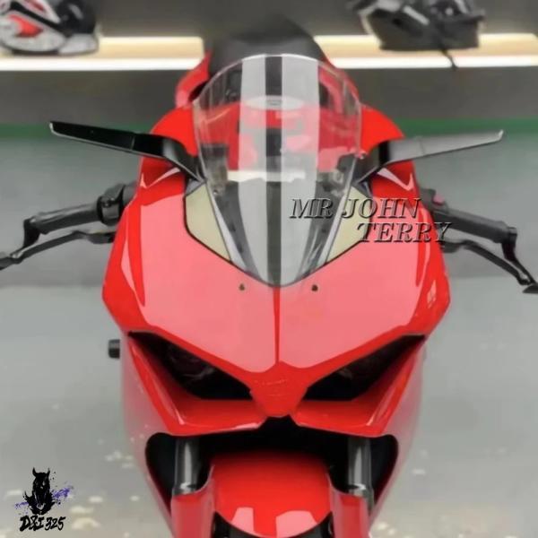 互換品 バイクミラー風翼回転バックミラー Ducati パニガーレ V2 V4
