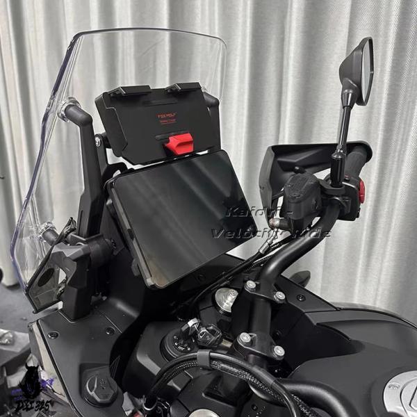 互換品 バイクアクセサリースタンドホルダー電話携帯電話 GPS ナビゲーションプレートブラケット 800MT 800mt 800 MT 2023._4