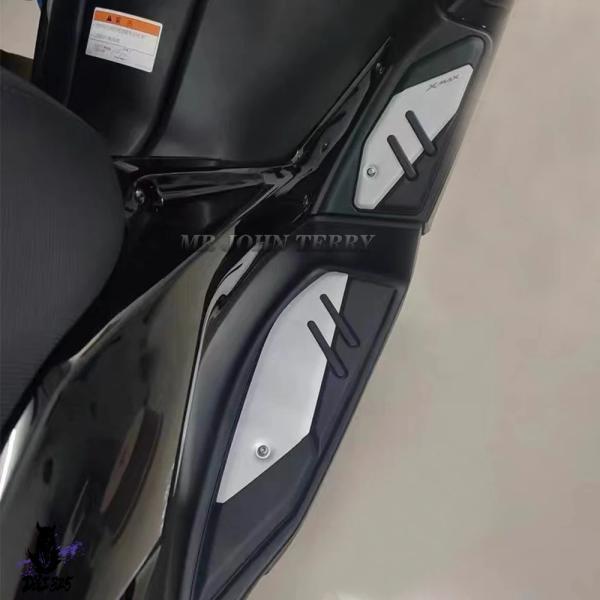 互換品 ヤマハ XMAX 300 2023 2024 X-MAX フットペグ バイク スリップオン止めペダルプレート フットレスト フットパッド.