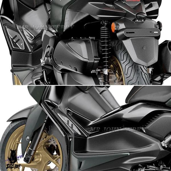 互換品 ヤマハ XMAX 300 2023 2024 X-MAX フットペグ バイク スリップオン止めペダルプレート フットレスト フットパッド.