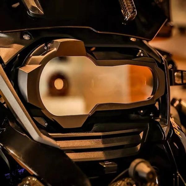 互換品 R1250GS 1250GS アドベンチャーバイクヘッドライトプロテクター アルミ BMW R1200GS LC R1200GS LC アドベンチャー R1250GS 2014-._4