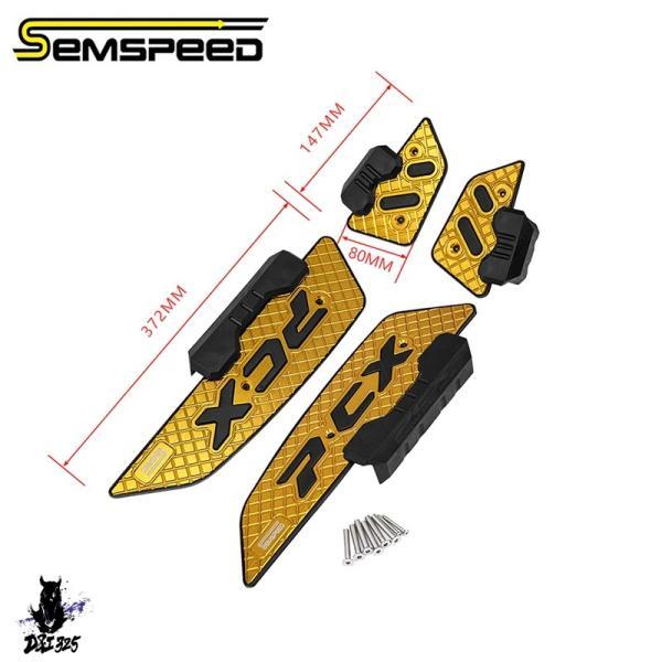 互換品 SEMSPEED フットレスト フットボード ペグ ペダル フットマット ホンダ X 125 160 2025 バイク アクセサリー ?? X 25?? ?? ?? ???? ?????.