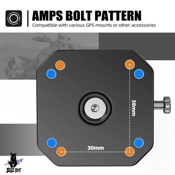 取り替えっこ品  12MM 回転させる式伸張 AMPS 鉤括弧 ヤマハ テネレ 700 スーパーテネレ XTZ1200 BMW R1200 GS GSA 2014-2018.