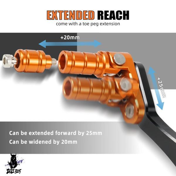 互換品 KTM 890 アドベンチャー/R 790 アドベンチャー/R 2021-2025 ギアシフトレバー リアブレーキペダル ハスクバーナ ノルデン 901 2022-2025 790 ADV._4